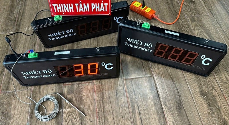 hiển thị nhiệt độ